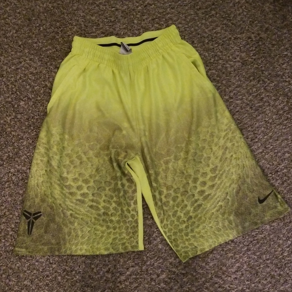 Nike Kobe Mamba Neon Shorts Adult Medium Good Cond